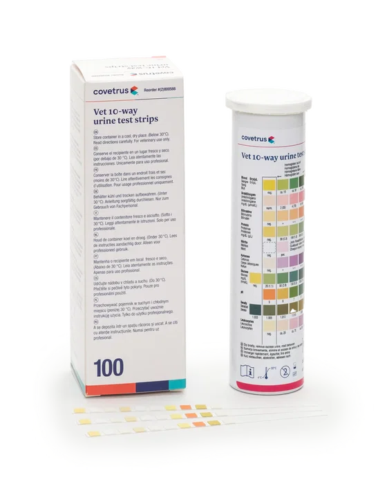 Covetrus Tira De Orina 10 Pruebas 100 Tiras Covetrus Tira De Orina 10 Pruebas 100 Tiras